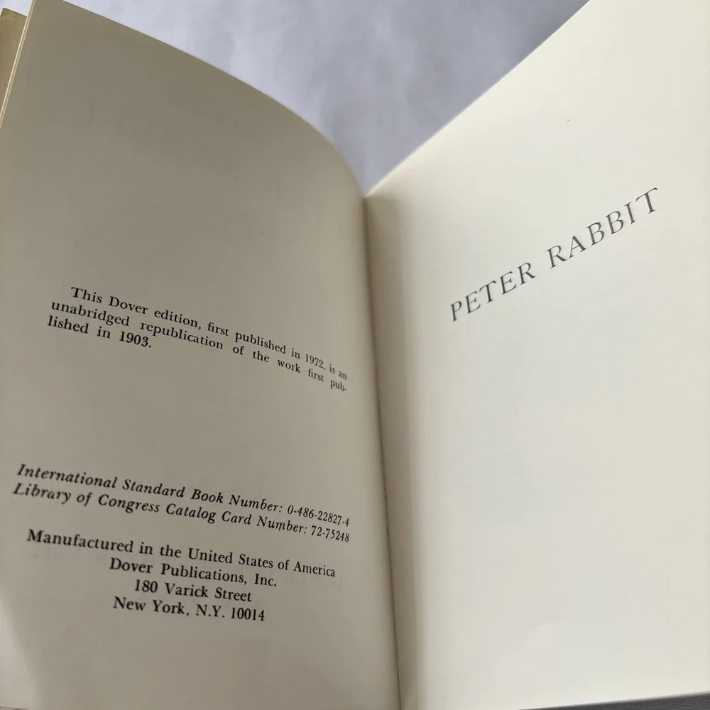 Vintage The Tale of Peter Rabbit & The Tale Of‎ Mrs. Tiggy Winkle Beatrix Potter